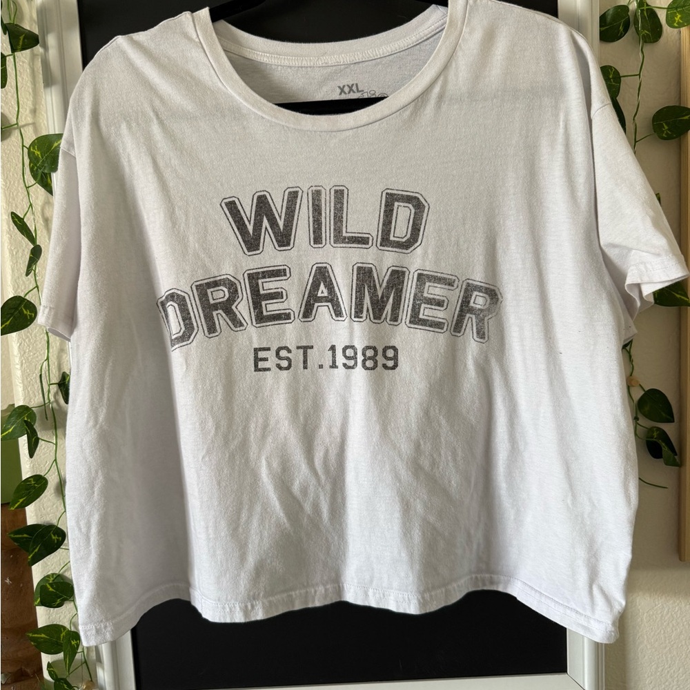 White 'Wild Dreamer' Graphic T-Shirt